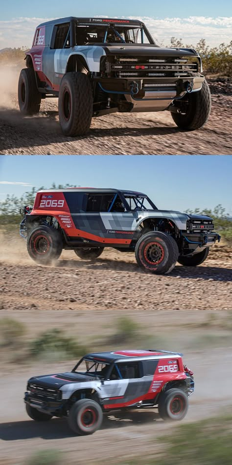 Ford Builds New Off-Road Racing Team With Bronco. The company has filed for a trademark on "Bronco Rough Riders". We can't wait. Custom Off Road Vehicles, Rally Car Design, Baja Trucks, Bronco Truck, Baja Truck, Ford Motorsport, Ford Bronco Ii, Trophy Truck, Mercedes Benz G Class