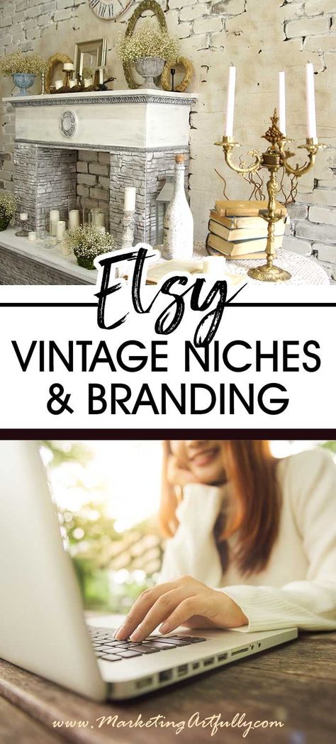 Online Vintage Store Ideas, Vintage Etsy Shop, Staging Photos For Etsy, Selling Vintage On Etsy, Selling Vintage Items, How To Start A Vintage Shop, Vintage Shop Ideas Business, Vintage Reseller, Thrift Store Names Ideas