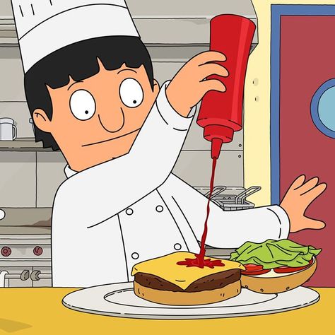 Bobs Burgers Icons, Gene Bobs Burgers, Animated Garden, Gene Belcher, Bob Burgers, Tomato Beef, Bobs Burgers Characters, Burger Icon, Belcher Family