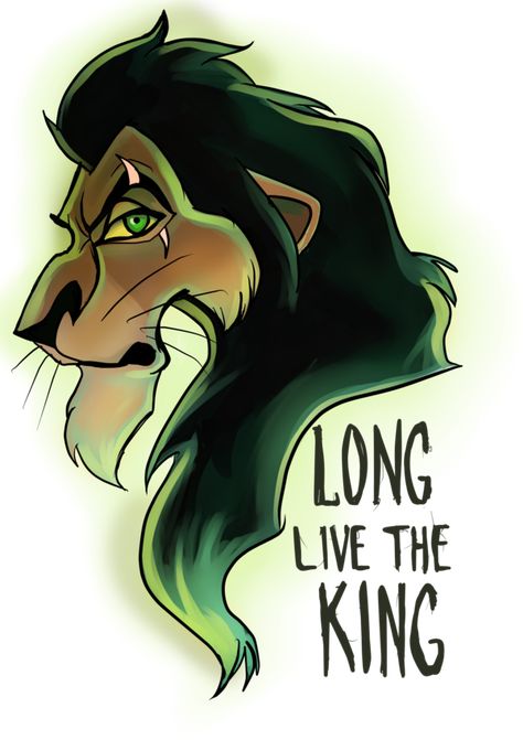 Scar Rey Leon, Tattoo Lion King, Lion King Scar, Lion King Quotes, Scar Lion King, Long Live The King, Tattoo Lion, Lion King Drawings, Lion King 1