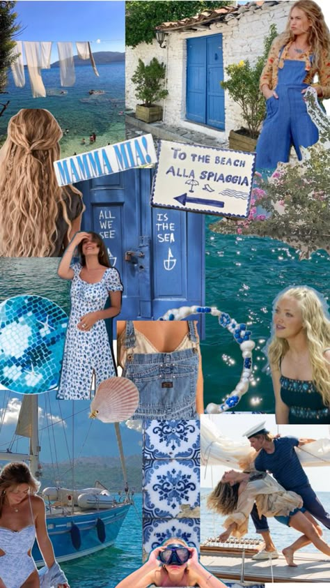 mamma mia Aesthetic Mamma Mia, Mamma Mia Aesthetic, Mia Aesthetic, 17th Birthday Ideas, Greece Outfit, 20th Birthday Party, Here I Go Again, Cute Summer Wallpapers, Birthday Dinner Party