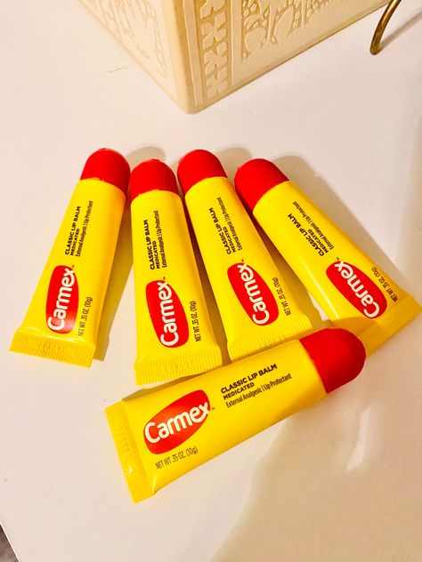 Carmax Lip Balm, Carmax Chapstick, Carmex Lip Balm Aesthetic, Carmex Chapstick, Carmex Lip Balm, Iphone Codes, Cute Lipstick, Lip Balm Collection, Face Skin Care