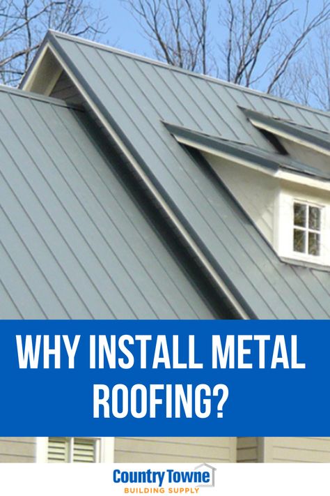 INSTALL METAL ROOFING Light Colored Metal Roof, Colored Metal Roof, Roofing Quotes, Metal Roofing Systems, Metal Roof Installation, Metal Roofs, Metal Roofing, Roofing Systems, Diy Metal