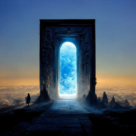 Door To Another World, 3d Art Museum, Portal To Another World, Trending Pins, Fantasy Castle, Fantasy Places, Futuristic Art, Fantasy Art Landscapes, Fantasy Aesthetic