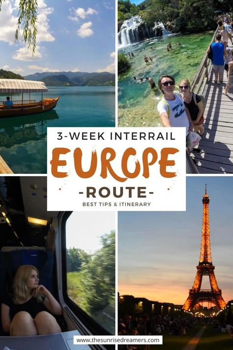 The Best 3-week Backpacking Route in Europe - using Interrail! Backpacking Europe Route, Backpacking Across Europe, Backpacking Aesthetic Europe, Backpack Europe Route, Interrail Aesthetic, Interrailing Europe, Backpacking Aesthetic, Interrail Europe, Europe Backpacking