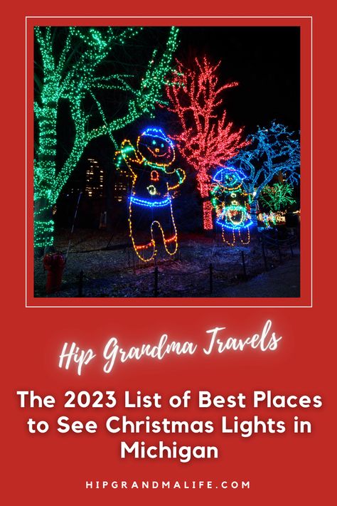 Explore the magic of the holiday season in the Great Lake State with our comprehensive guide to the most enchanting Christmas lights in Michigan! From dazzling home displays and quaint town festivals to immersive drive-through experiences, we've rounded up the must-see attractions to make your holidays bright. Pin this post and start planning your festive adventure today! Christmas Light Displays, Midwest Travel, Holiday Planning, Light Display, Great Lakes, Christmas Lights, Michigan, Places To See, Holiday Season