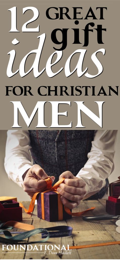 Do you need some gift ideas for Christian men in your life? Here are 12 ideas that are for all occasions, or just because.  #foundational #Christmas #Giftideas #giftguides #Christianmen #fathers #husbands Christian Boyfriend Birthday Ideas, Biblical Gifts For Men, Gifts For Christian Boyfriend, Christian Gifts For Men, Christian Gifts For Him, Men Gift Ideas Christmas, Diy Religious Gifts, Cute Gift Ideas For Him, Bible Gift Ideas