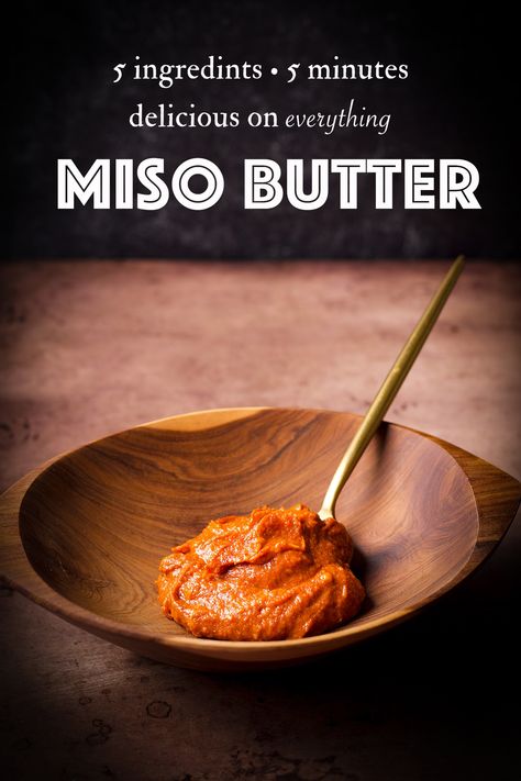 How to make miso butter. Miso Butter Recipe, Butter Fish Recipe, Herb Butter Recipe, Homemade Garlic Butter, Miso Butter, Decadent Food, Butter Pasta, Asian Kitchen, Super Foods