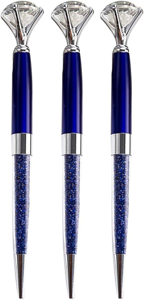 Amazon.com : Goclothod 3 Pcs Ballpoint Pen Big Diamond Crystal Metal Pens Black Ink Ballpoint Pen Navy Blue : Office Products Navy Blue Office, Blue Office, Big Diamond, Office Products, Diamond Crystal, Ballpoint Pen, Pen, Navy Blue, Navy