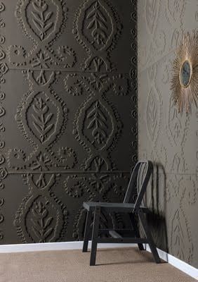 Five Gorgeous Wallpaper Trends Paintable Wallpaper Ideas, Black Textured Wallpaper, Paintable Textured Wallpaper, Anaglypta Wallpaper, Hallway Wallpaper, Mad About The House, Paintable Wallpaper, Thick Wallpaper, Cover Wallpaper