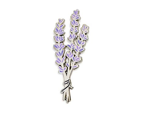 Amazon.com: Lavender Enamel Pin - Lapel Pin - Badge : Handmade Products Enamel Pin Badge, Polish Silver, Amazon Handmade, Handmade Products, Christmas Wishlist, Lapel Pin, Pin Badges, Enamel Pin, Lapel Pins