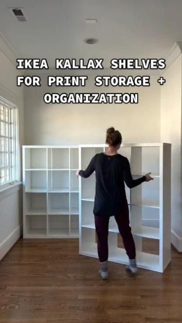 The KALLAX bookcase is not just an popular cube storage unit, it's a good choice for DIY hacks & upcycles. See our best IKEA KALLAX hacks for ideas. Kallax Scrapbooking Storage, Cube Storage Hack, Kallax Wall, Kallax Ikea Hack, Kallax Bookcase, Scrapbooking Storage, Ikea Kallax Shelf, Storage Hack, Ikea Kallax Hack