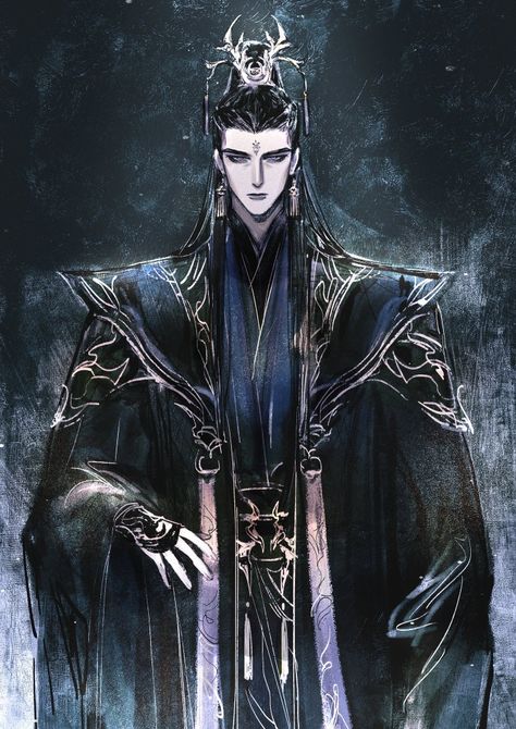 Chinese Prince Aesthetic, Chinese Emperor Art, Chinese Man Art, Chinese Emperor, Character Inspiration Male, Anime Guys Shirtless, Character Design Male, Anime Drawings Boy, Male Art