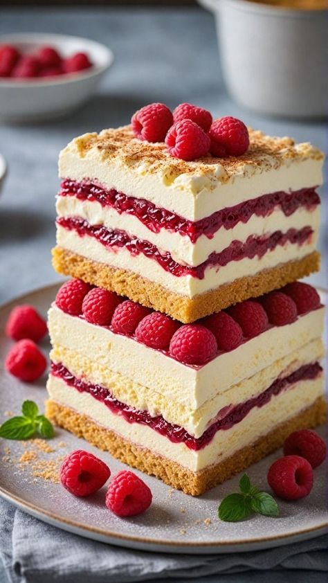 Raspberry Mascarpone Cake, Baking Pictures, Strawberry Cake Roll, Raspberry Mascarpone, Raspberry Tiramisu, Strawberry Roll Cake, Mascarpone Cake, Raspberry Puree, Strawberry Tiramisu