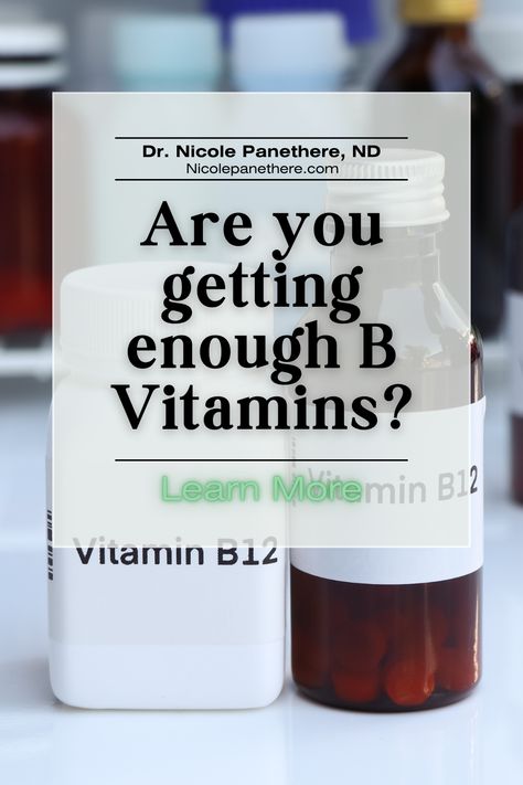 Are you getting enough B Vitamins?| Dr. Nicole Panethere, ND| Are you feeling sluggish or irritable? It's time to discover the power of B vitamins, a crucial group of nutrients sometimes called the 'energy vitamins.' Regulating your moods, reducing stress, and promoting mental and physical well-being, B-complex vitamins can be your secret weapon to feeling better and living your best life. Curious to know more about these life-changing vitamins? Click to Learn More! B Vitamins Benefits, Vitamin B Complex Benefits, Energy Vitamins, Ayurveda Kapha, Kapha Dosha, Benefits Of Vitamin A, Estrogen Hormone, Feeling Sluggish, Vitamins For Energy