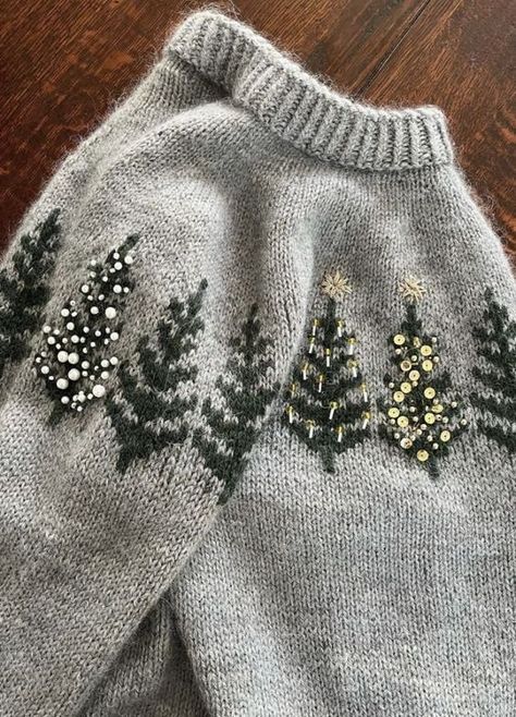 자수 디자인, Sweater Knitting Patterns, Christmas Knitting, Knit Outfit, Knit Fashion, Sweater Pattern, Machine Knitting, Knitting Inspiration, Knitting Patterns Free