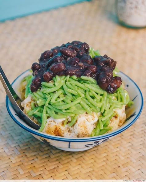 Cendol Recipe, Penang Food, Background Food, Green Rice, Date Recipes, Nasi Lemak, Malaysian Food, Red Beans, Food Poster