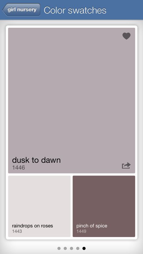 Benjamin Moore Dusk To Dawn, Dusk To Dawn Benjamin Moore, Benjamin Moore Purple Gray, Iced Mauve Benjamin Moore, Purple Gray Bedroom Ideas, Purple Wall Color Bedroom, Purple Gray Paint, Kids Room Paint Colors