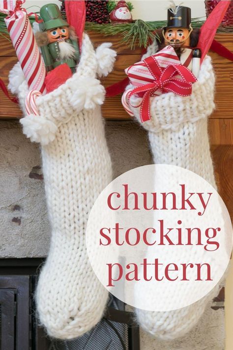 This Christmas Stocking Knit Pattern works up so quickly, you could easily start and finish one in a day. This Knit Stocking Pattern uses the Magic Loop for the body of the stocking; videos showing the Magic Loop, the Kitchener Stitch, as well as Heel and Toe Shaping will help you successfully knit these Christmas stockings. Knit Christmas Stocking Pattern, Knitted Christmas Stocking Patterns Free, Knit Stocking Pattern, Knit Pattern Free, Christmas Stocking Pattern Free, Knitted Christmas Stocking Patterns, Stocking Pattern Free, Kitchener Stitch, Christmas Knitting Patterns Free