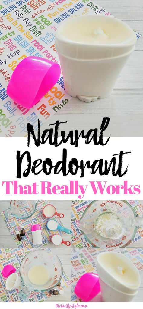 DIY Natural Deodorant That Works Antiperspirant Divine Lifestyle Antiperspirant Diy, Deodorant Diy, Make Your Own Deodorant, Diy Natural Deodorant, Homemade Deodorant Recipe, Natural Deodorant That Works, Baking With Coconut Oil, Best Natural Deodorant, Deodorant Recipes