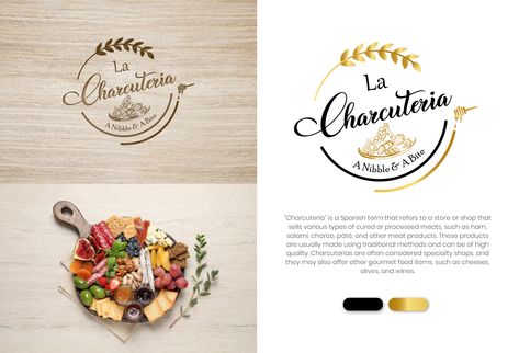 Charcuterie And Cheese Board, Processed Meat, Food Items, Charcuterie Board, Gourmet Recipes, Cheese Board, Logo Design, Cheese, Canning