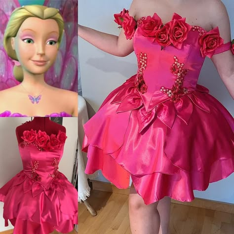 Butterfly Barbie, Barbie Cosplay, Barbie Fairytopia, Barbie Costume, Barbie Gowns, Barbie Party, Mermaid Costume, Barbie Princess, Frocks For Girls