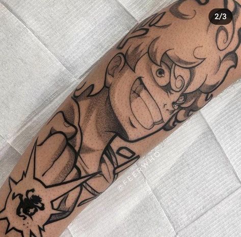 Luffy Tattoo, Tattoo Flash Ideas, One Piece Tattoo, Tattoo Anime, One Piece Tattoos, Pirate Crew, Flash Ideas, Geek Tattoo, Luffy Gear 5