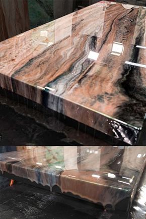 Epoxy Floor And Countertops, Epoxy Resin Countertops Kitchen Counters, Stone Look Countertops, Black And Brown Epoxy Countertops, Diy Rustic Countertops, Leggari Epoxy Countertops, Epoxy Stone Countertop, How To Epoxy Countertops Diy, Epoxy Dirty Pour Countertops