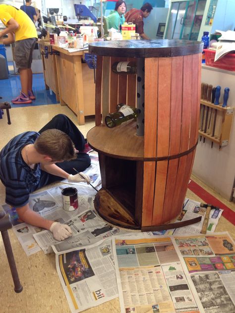 Wine barrel wine storage. GCSE Resistant Materials. Gcse Product Design Projects, Dt Gcse Project Ideas, Gcse Design Technology Projects, Design And Technology Projects Gcse, Star Wars Decal, Dt Projects, Technology Projects, Wine Barrels, Gcse Art