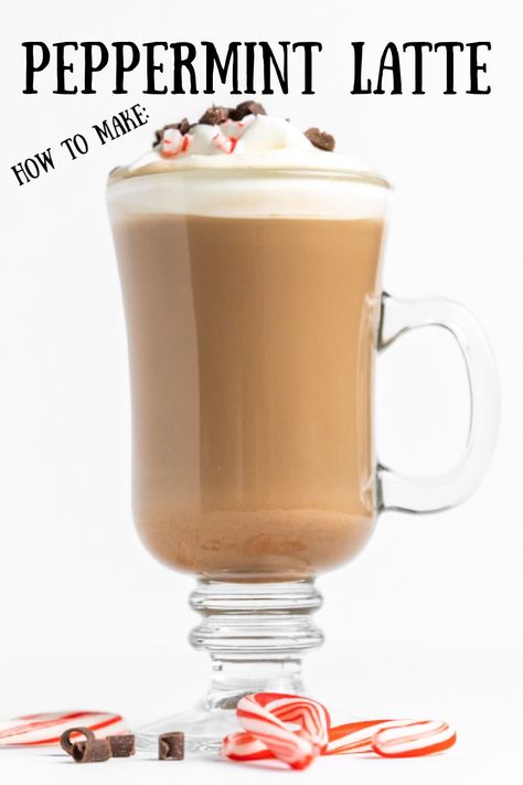 Peppermint Latte Recipe, At Home Starbucks, Faux Coffee, Family Rituals, Nonalcoholic Drinks, Peppermint Coffee, Homemade Chai, Peppermint Latte, Nespresso Recipes