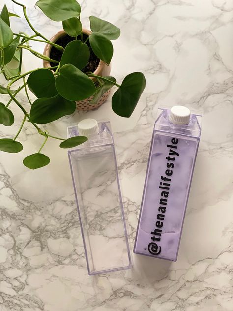 Acrylic Milk Carton, Milk Carton Bottle, Milk Carton Water Bottle, Carton Water Bottle, Bridesmaid Glasses, Trendy Water Bottles, South Gate, Custom Wine Glasses, Custom Dog Tags