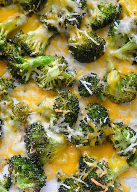 Cheddar Roasted Broccoli (low carb + keto) Cheddar Roasted Broccoli, Low Carb Day Meals, How To Grow Celery, Monthly Meal Prep, Grow Celery, Roast Frozen Broccoli, Broccoli Recipes Side Dish, Broccoli Side Dish, Parmesan Roasted Cauliflower