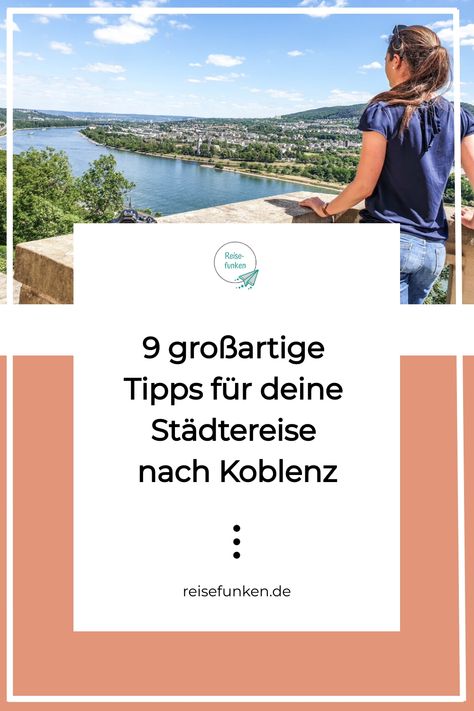 Entdecke die Schönheit von Koblenz, der Stadt am Deutschen Eck, wo Rhein und Mosel zusammenfließen! Von der Festung Ehrenbreitstein bis zur Altstadt bietet Koblenz zahlreiche Sehenswürdigkeiten für ein schönes Wochenende im Frühling oder eine Städtereise im Sommer. Spaziere zum Kurfürstlichen Schloss und entlang des Rheins, besichtige das Schloss Stolzenfels hoch über dem Rhein oder genieße die Aussicht von der Aussichtsplattform Rhein-Mosel-Blick. Die Stadt Koblenz ist eine pulsierende Studente