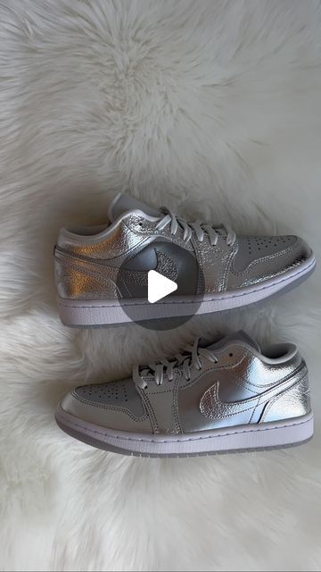 SneakHers™ Canada ❀ Female Focused on Instagram: "we love a statement sneaker🫧🎧💿details ↓

🌸now available on our site🌸

JORDAN 1 SILVER METALLIC 

A shoe that will turn heads 😏 This may be the most unique Jordan 1 Low released this year (so far) 👀the silver and grey accents are so pretty ahhh! Make sure to get your pair before they’re gone 🩶 anklets also available!

#sneakers #nikedunklow #nikedunks #dunks #neutraldunks #greyjordans #unboxing #jordan1 #silverjewelry #jordan1low #sneakerunboxing #neutrals #sneakertrends #fashionaesthetic #sneakersforher #greyfashion #sneakergirl #sneakerinspo #goldanklet #perfectshoes #neutralshoes #greysneakers #greyjordans #prettyshoes #girl 

Nike dunks, shoes, pink aesthetic, sneakers unboxing, streetwear, effortlessstyle, pink sparkle aesthetic Shoes Pink Aesthetic, Pink Sparkle Aesthetic, Nike Dunks Shoes, Sparkle Aesthetic, Dunks Shoes, Aesthetic Sneakers, Grey Jordans, Neutral Shoes, Silver Sneakers