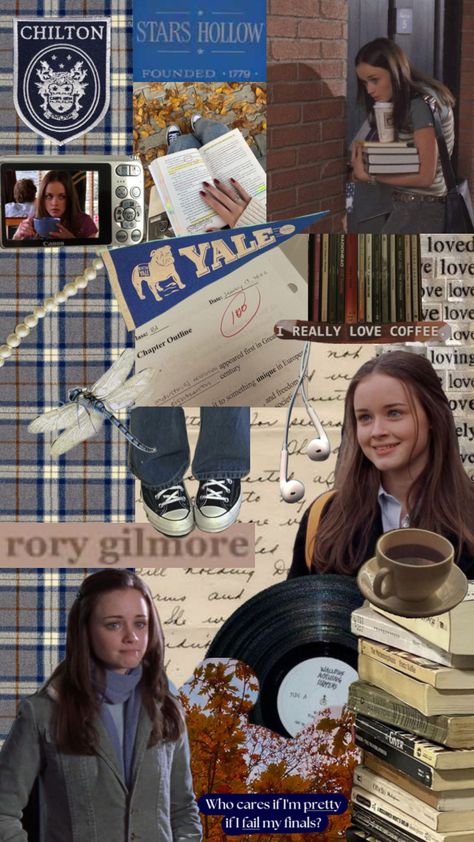 RORY GILMORE AESTHETIC 🤍 #rorygilmore #viral #fyp #shuffleslay #yale #gilmoregirls #books #wallpaper #starshollow #rorygilmoreaesthetic Rory Gilmore Aesthetic, Gilmore Aesthetic, Books Wallpaper, Stars Hollow, Phone Organization, Love Dating, Rory Gilmore, Radiohead, Girl Wallpaper