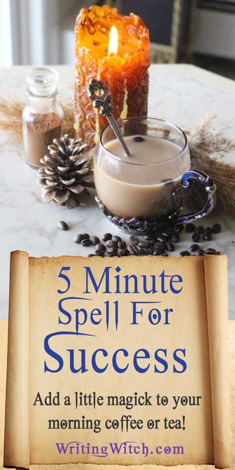 Spells For Success, Spell For Success, Coffee Spell, Spiritual Creativity, Success Spell, Witchy Spells, Witch Recipes, Coffee Magic, Spelt Recipes