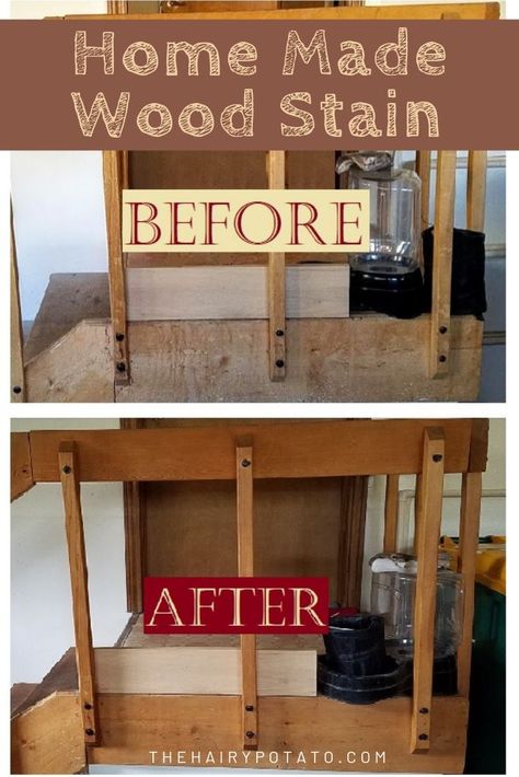 Natural ingredient wood stain. #ecofriendly #woodstain 💗 Homemade Wood Stains, Vinegar Stain, Wood Staining, How To Varnish Wood, Cleaners Homemade, Wood Stain, How To Make Homemade, Warm Brown, Blow Your Mind