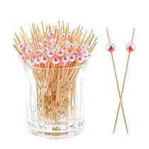 Toothpick Appetizers, Skewer Sticks, Skewer Appetizers, Pink Christmas Gifts, Kitchen Christmas Gifts, Cocktail Sticks, Cocktail Picks, Bamboo Skewers, Food Picks