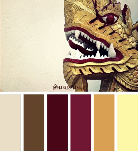 Dragon Color Palette Warrior Color Palette, Dragon Colour Palette, Asia Color Palette, Dragon Color Palette, Circus Color Palette, Chinese Color Palette, Traditional Color Palette, Colour Swatches, Japanese Colors