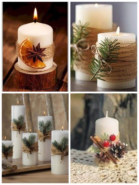 Pasión Navideña Flameless Candles Decorating Ideas, Candle Pillars, Battery Candle, Deco Mesh Wreaths Tutorials, Flameless Candle Set, Home Wedding Party, Mesh Wreath Tutorial, Battery Candles, Wreath Tutorial