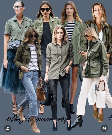 Green Military Jacket Outfit, Denim Shirt Outfits, White Tennis Shoes Outfit, Rome Outfits, Kenya Fashion, Home Wear Women Summer, Garner Style, Denim Shirt Outfit, Green Denim Jacket