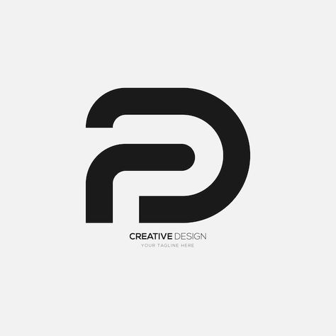 D P, Letter P Logo Design Creative, T Letter Logo Design, P Logo Design Creative, P Design, P Monogram Logo, Letter P Logo Design, Letter P Design, Shape Logo