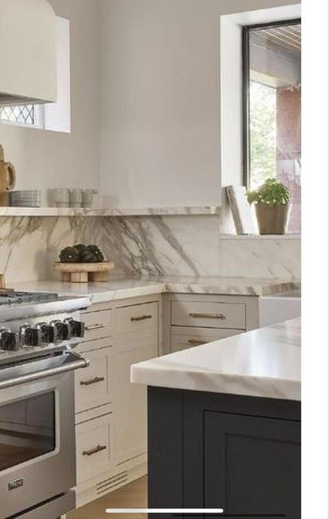 full height backsplash with shelf Granite Backsplash With Shelf, Full Slab Backsplash, Full Height Backsplash Quartz, Slab Kitchen Backsplash, Slab Backsplash Kitchen, Seamless Backsplash, Solid Slab Backsplash, Backsplash With Shelf, Backsplash Shelf