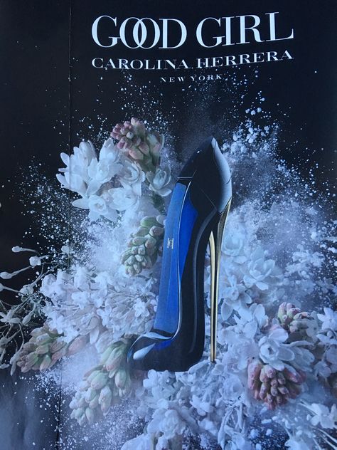 Good Girl by Caroline Herrera Caroline Herrera, Good Girl Perfume, Carolina Herrera Perfume, Gods Girl, Disney Ariel, Best Fragrances, Good Girl, Print Ads, Carolina Herrera