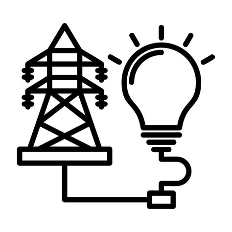 Electricity Drawing, Electricity Illustration, Electric Icon, Electric Energy, Drawing Examples, Nuclear Energy, Electrical Energy, Money Sign, Vector Png