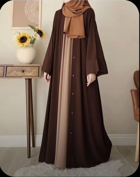 Borka Design Muslim Stylish, Borkha Design Simple, Unique Abaya Designs, Simple Abaya Designs, Burkha Designs, Simple Abaya, Islamic Modest Fashion, Muslimah Fashion Casual, Abaya Ideas