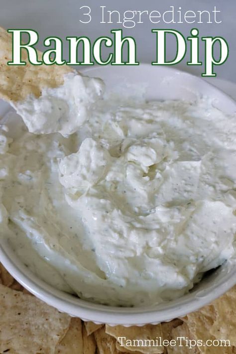 Easy 3 ingredient creamy Hidden Valley Ranch Dip Recipe perfect for parties or snacking. This appetizer dip takes minutes to prepare Easy Ranch Dip, Hidden Valley Ranch Dip, Hidden Valley Ranch Recipes, Vegetable Dip Recipe, Ranch Dressing Dip, Ranch Dip Recipe, Cream Cheese Recipes Dip, Dip Recipes Appetizers, Ranch Dressing Recipe