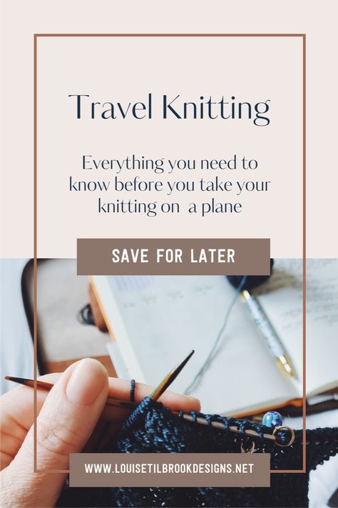 If you are planning your summer knitting and are flying on a plane this might well be a question on your lips. Am I allowed to knit on a plane? The short answer is yes but there are a few pitfalls to avoid.  Why not save this pin to come back to later for all the information you need when travelling with your knitting this summer. Travel Knitting Projects, Flying On A Plane, Small Socks, Knitting Projects Free, Small Knitting Projects, Travel Knitting, Knitting Hacks, Knitting Sweaters, Easy Knitting Projects