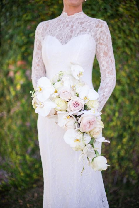 Greenery Wedding Bouquet, Cascading Bridal Bouquets, Cascading Wedding Bouquets, Red Bouquet Wedding, Spring Wedding Bouquet, Wedding Bouquets Bride, Romantic Bouquet, Rustic Wedding Bouquet, Cascade Bouquet