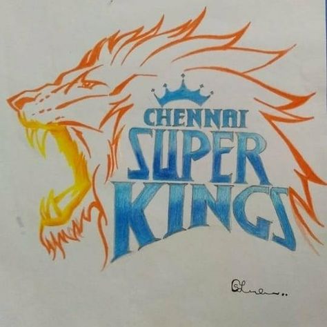 Hello everyone, This is one of my old drawing of IPL team CSK logo in colour pencil. Please like this pin if you like this drawing and please do follow me. Thank you. #CSK #IPL #MSDhoni #Whistlepodu #Meninyellow #yellove Csk Logo, Clipart Drawings, Gt Logo, Cricket Ipl, Draw Logo, Doodles Drawings, Colour Pencil, Cute Doodles Drawings, Drawing Easy